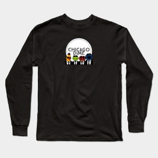 Chicago Dime Logo Doppelgangers Long Sleeve T-Shirt